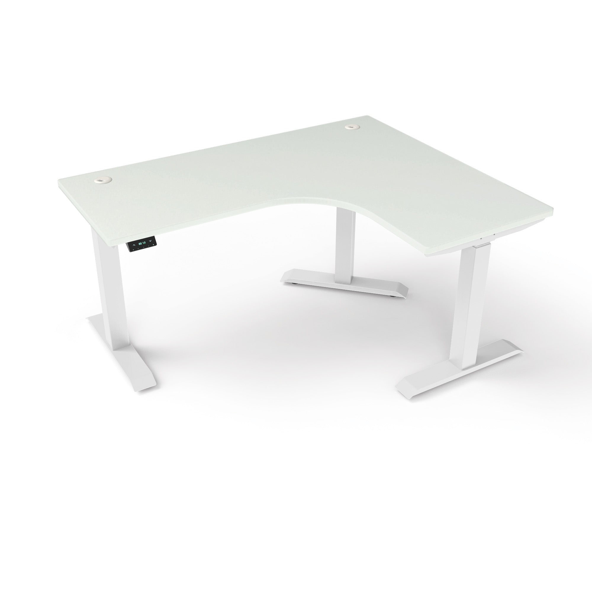 L-Shaped Electric Height Adjustable Desk