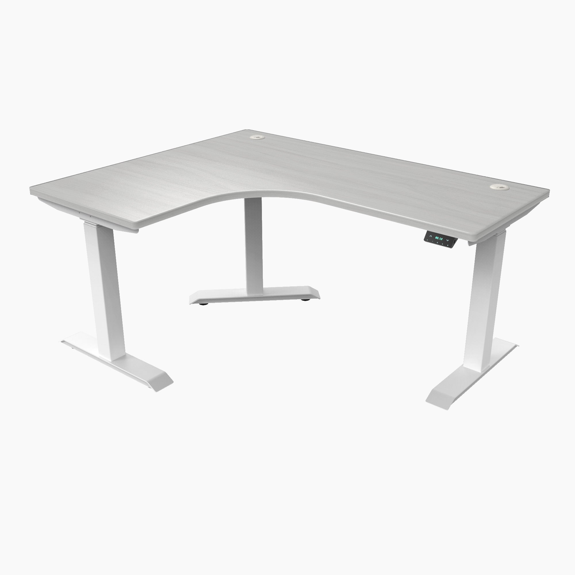 L-Shaped Electric Height Adjustable Desk