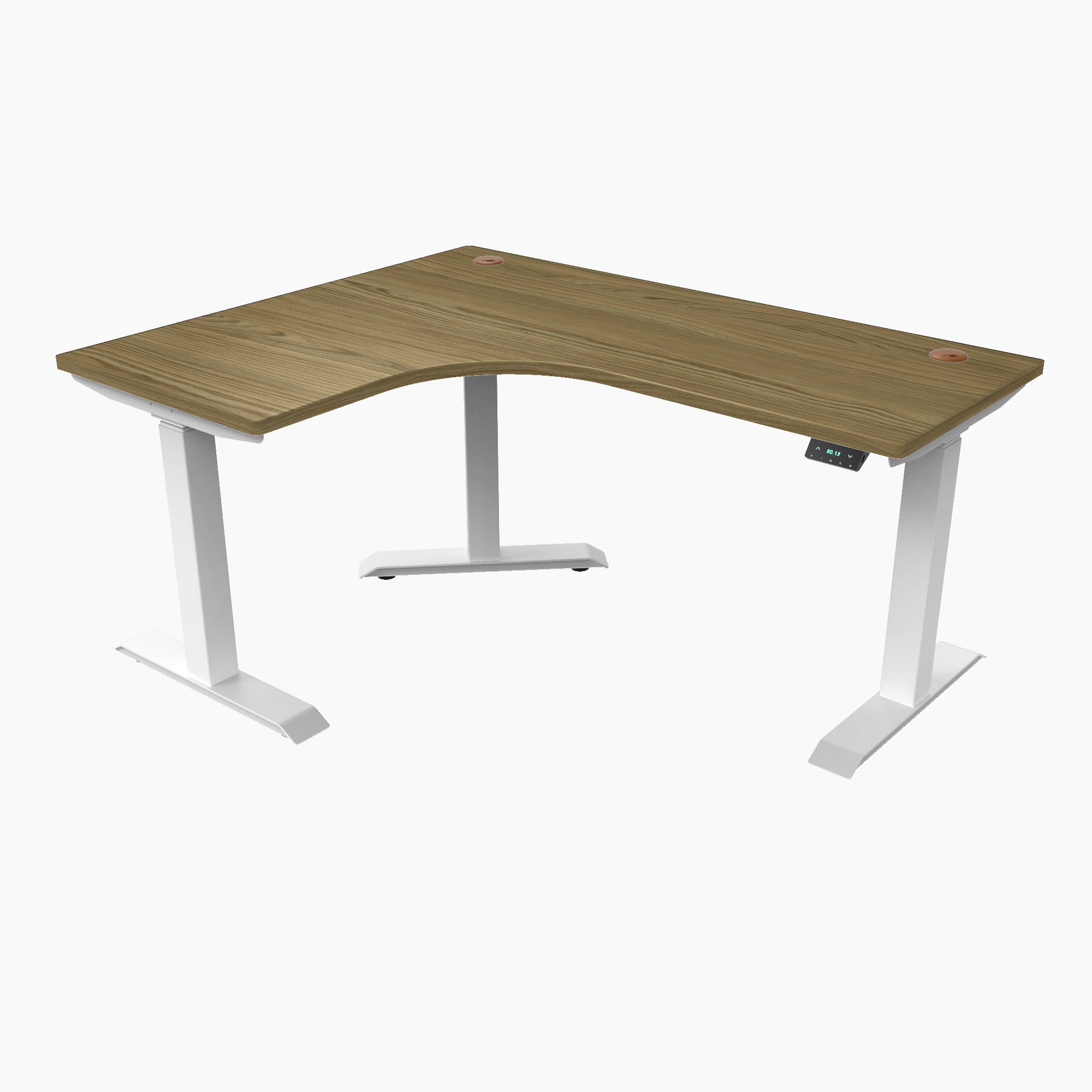 L-Shaped Electric Height Adjustable Desk