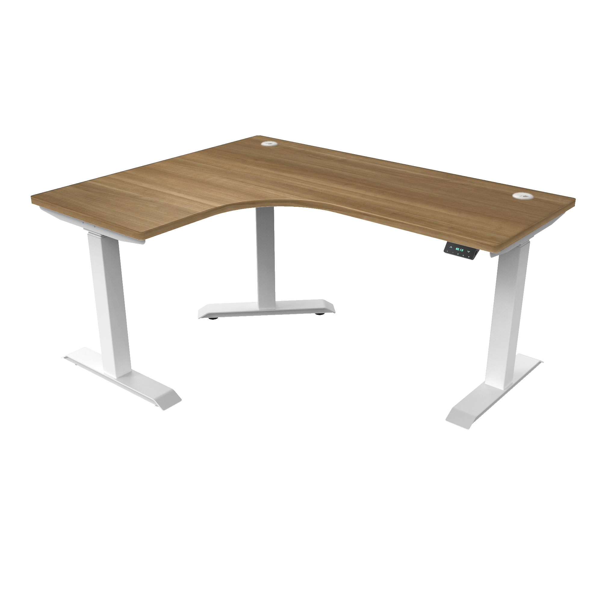 L-Shaped Electric Height Adjustable Desk