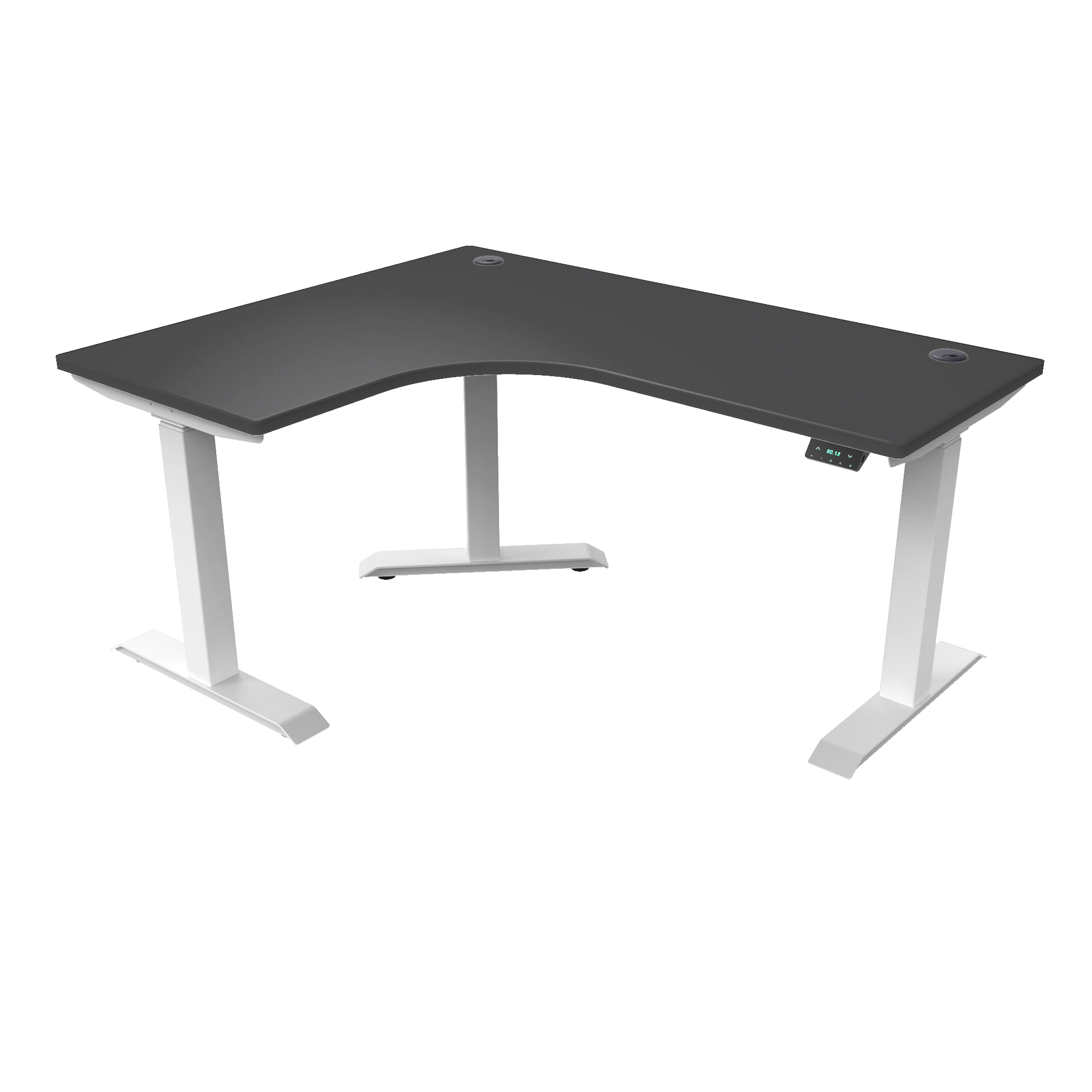 L-Shaped Electric Height Adjustable Desk