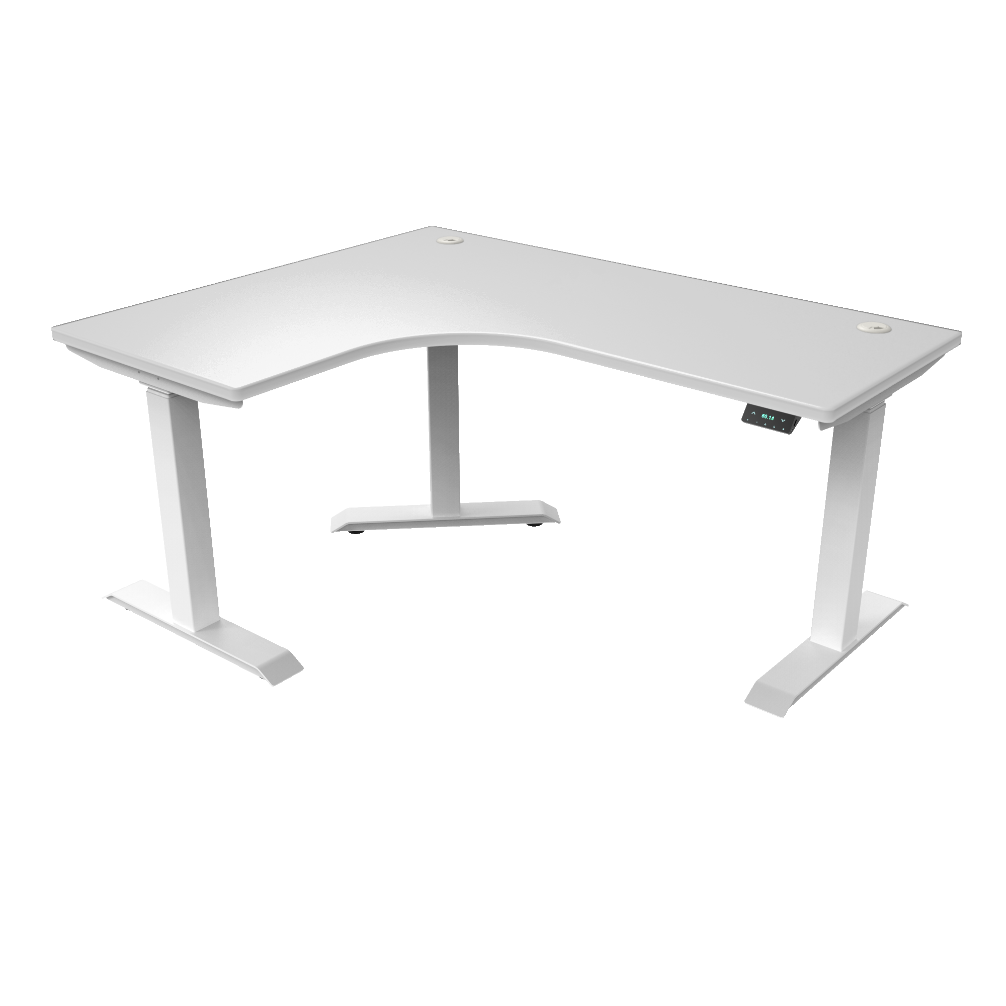 L-Shaped Electric Height Adjustable Desk