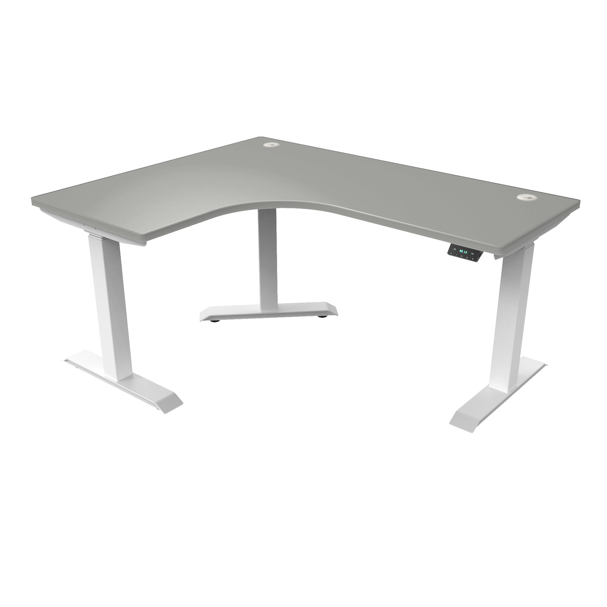 L-Shaped Electric Height Adjustable Desk