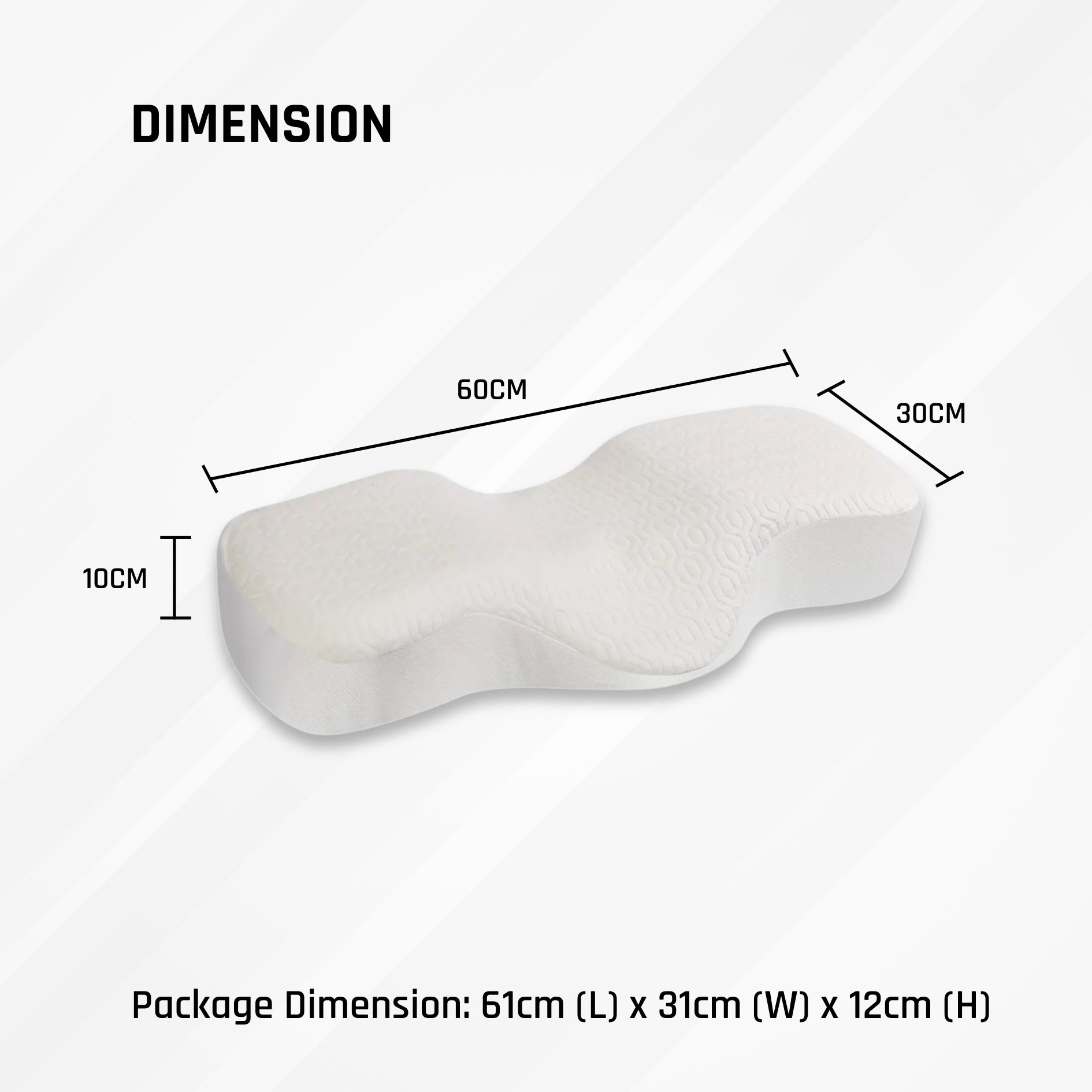 ERGOWORKS - EW-DPP03-WH - Dual Plus Perfect Sleep Pillow