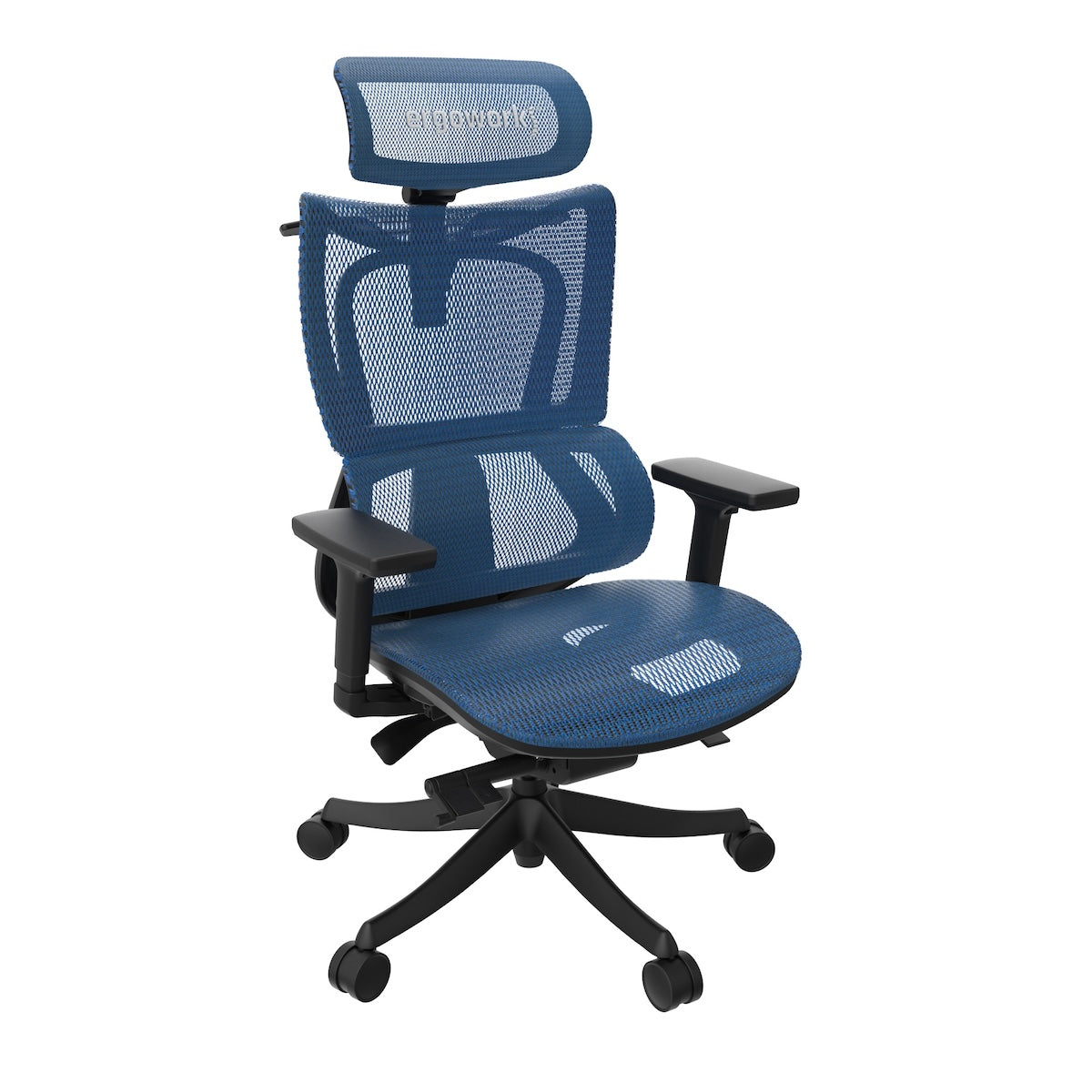 Modway Danube Home Office Chair High Back Blue Executive Chair