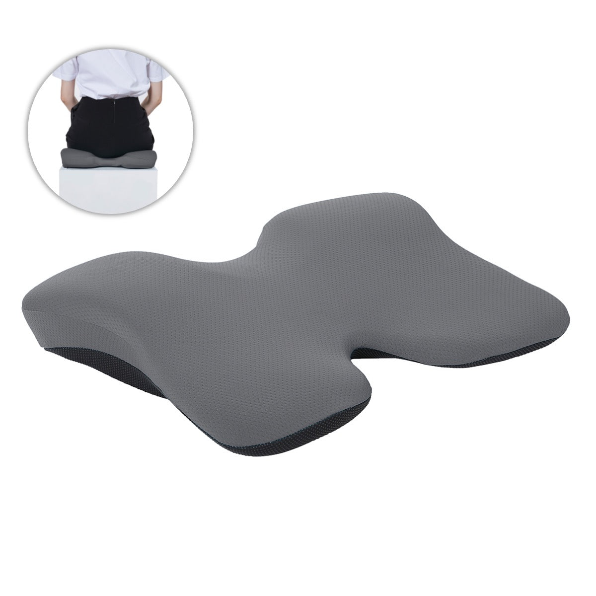 Comfort Upright Back Rest Seat Cushion