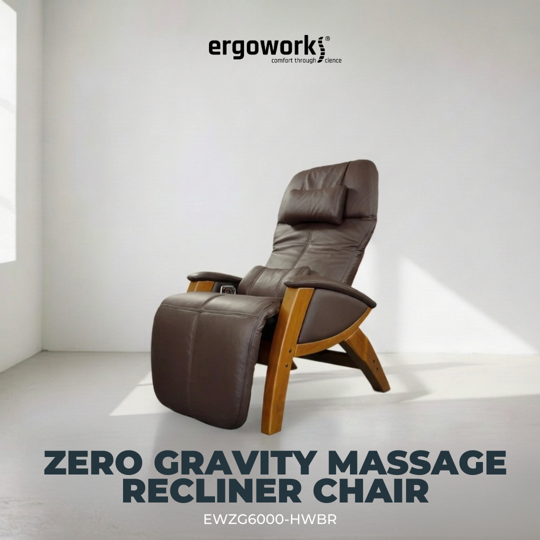 Zero Gravity Massage Recliner Chair (Brown)