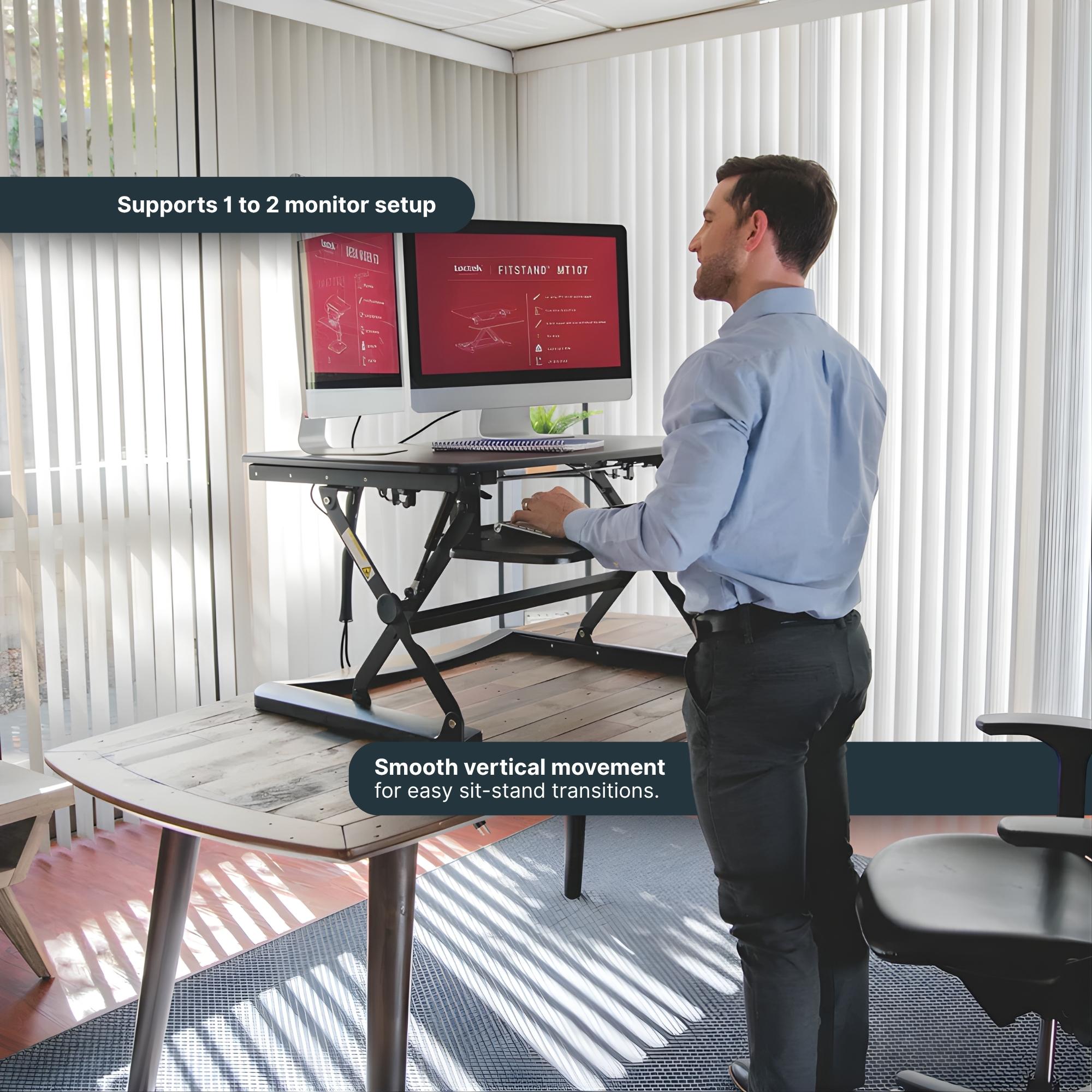 Electric Sit Stand Desk Converter (M Series)