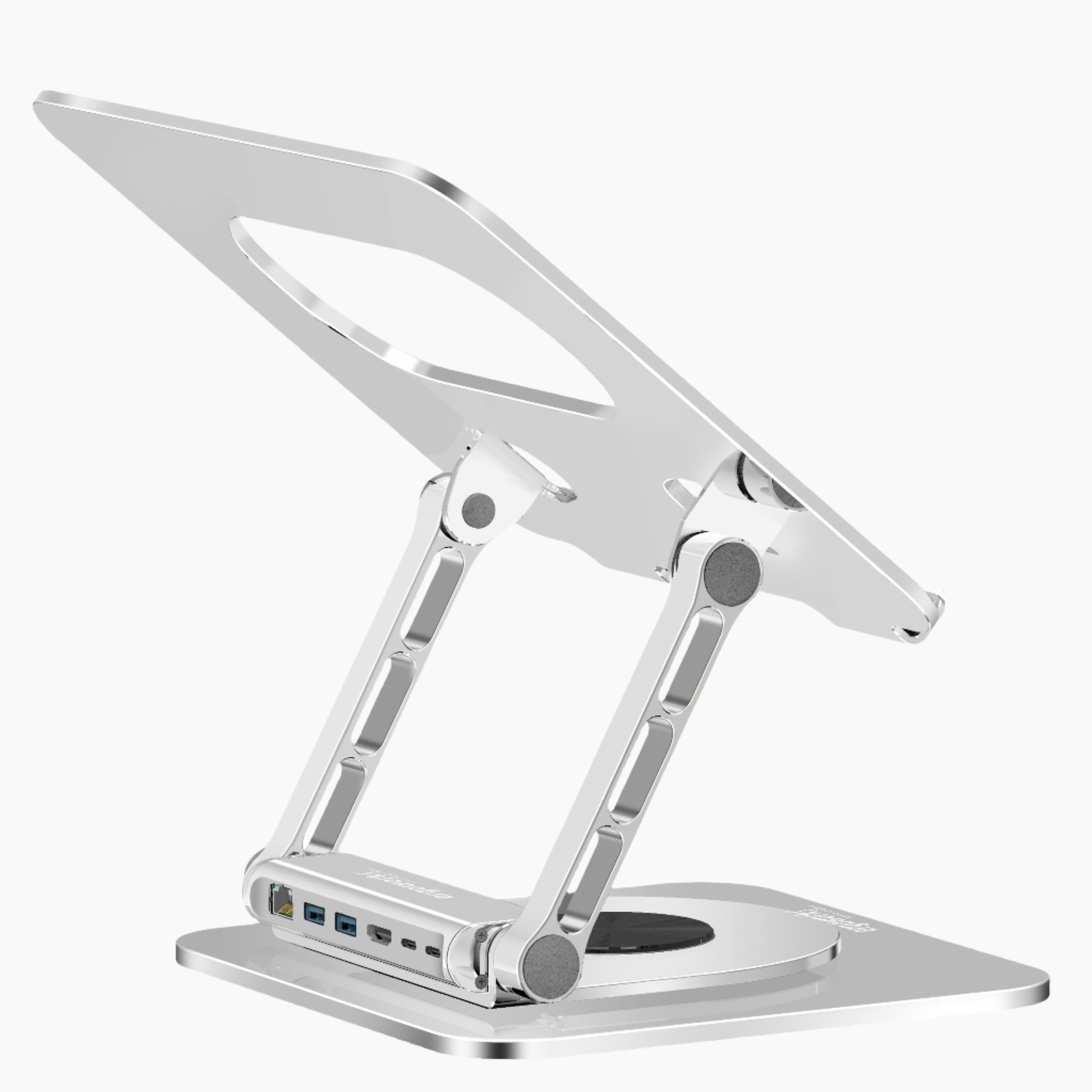 Laptop Stand 360º with Magnetic PD 100W 5-in-1 USB Adapter