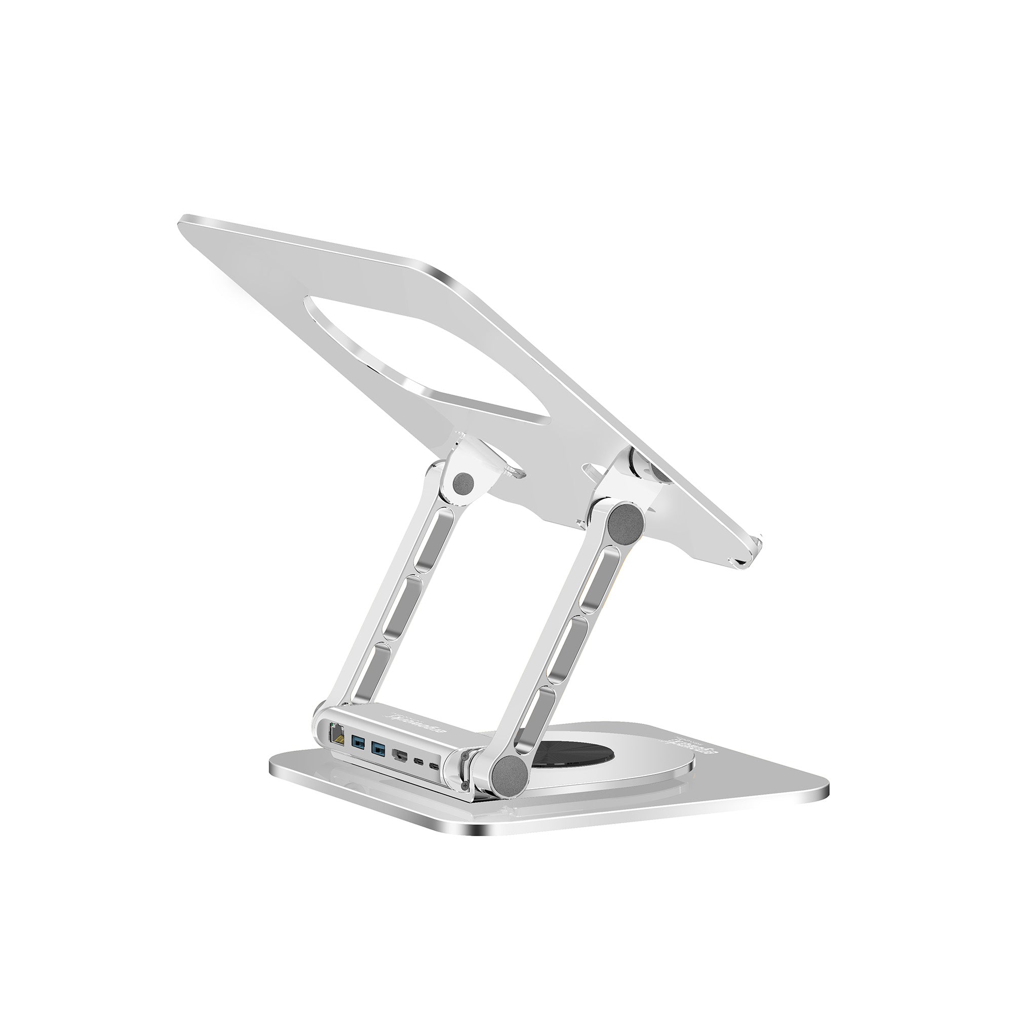 Laptop Stand 360º with Magnetic PD 100W 5-in-1 USB Adapter