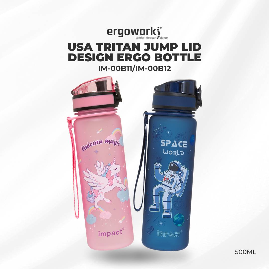 USA Tritan Jump Lid Design Ergo Bottle 500ML
