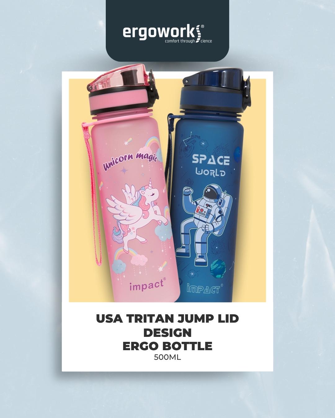 USA Tritan Jump Lid Design Ergo Bottle 500ML