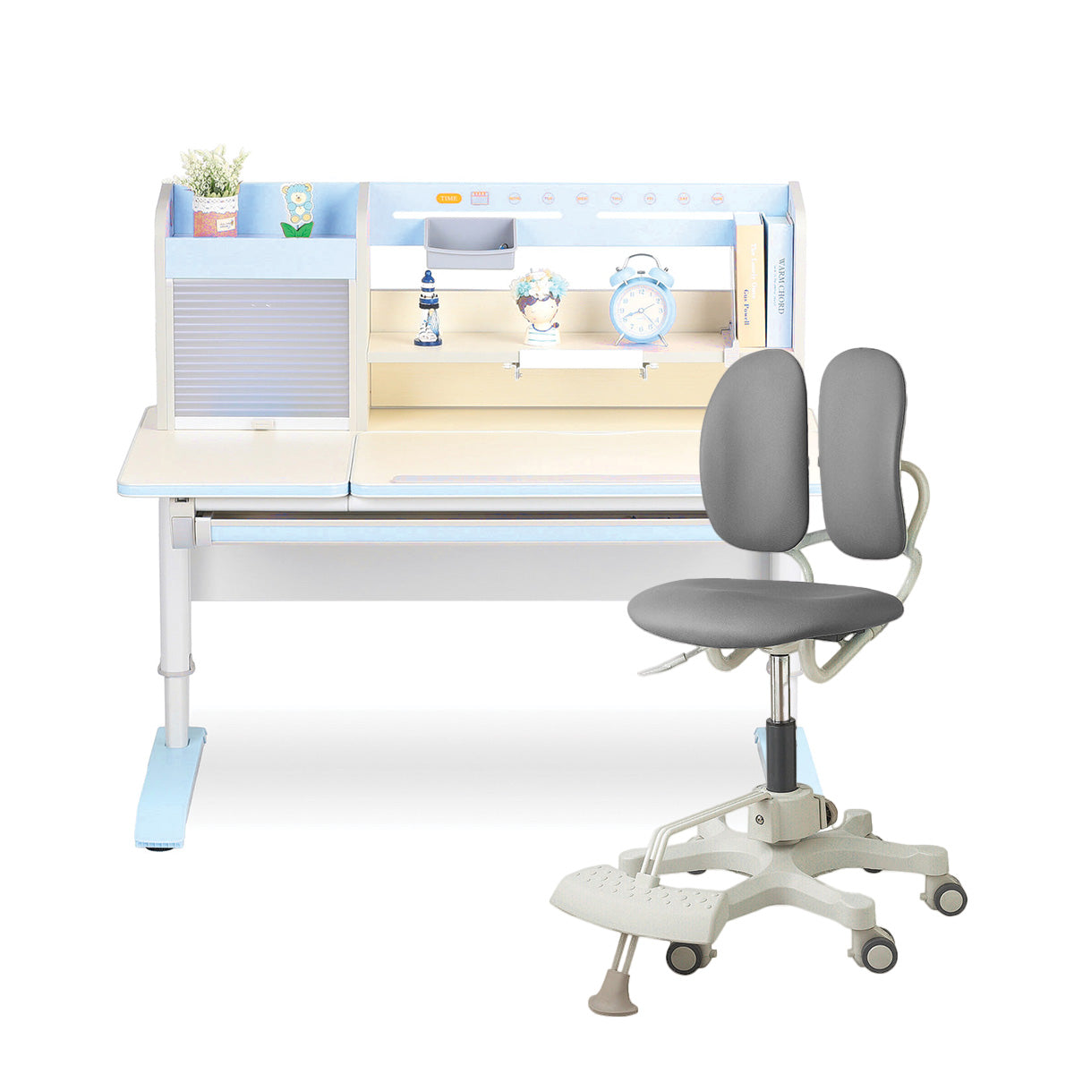 Impact Ergo-Growing Study Desk And Chair Set - IM-D12L1200V2-BL