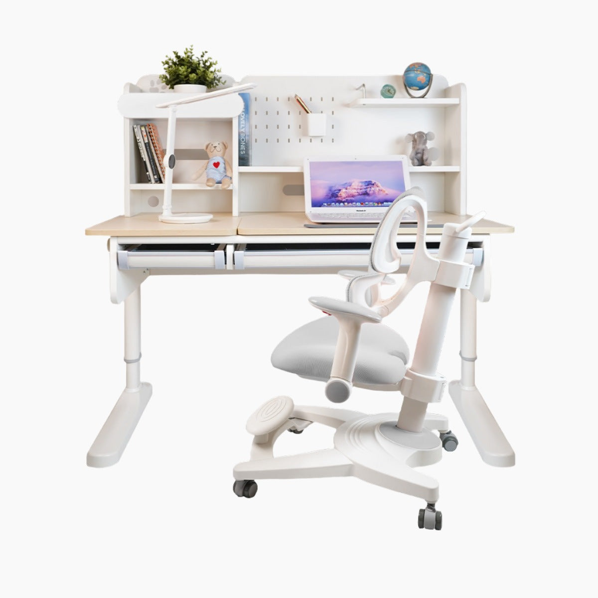 Ergo-Growing Kids Study Desk And Chair Set