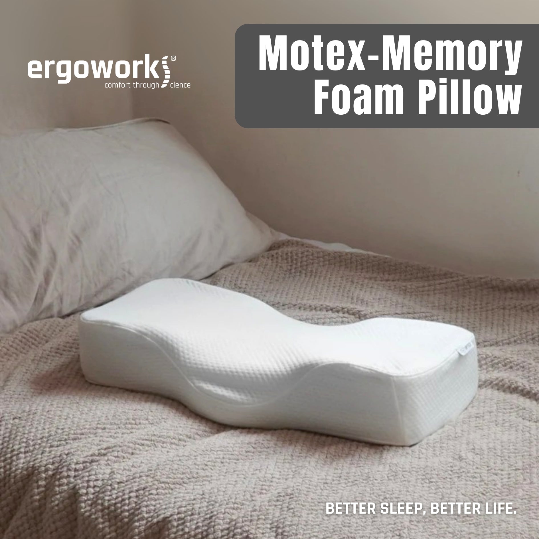 MOTEX - MTBL-BALANCE - MEMORY FOAM PILLOW (NON-MECHANISM)
