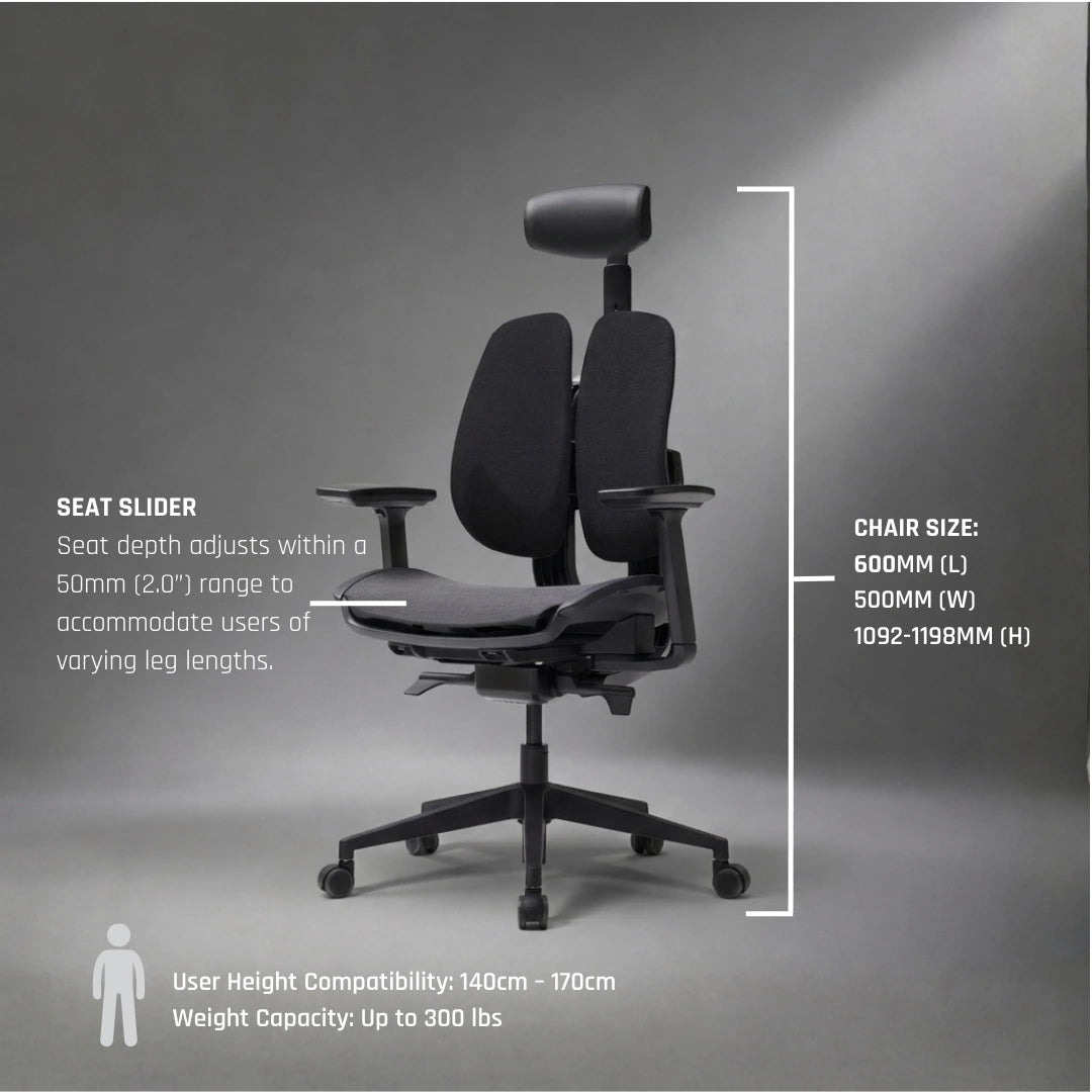 D2 DX2 Ergonomic Office Chair - Breathable Mesh | Ergoworks
