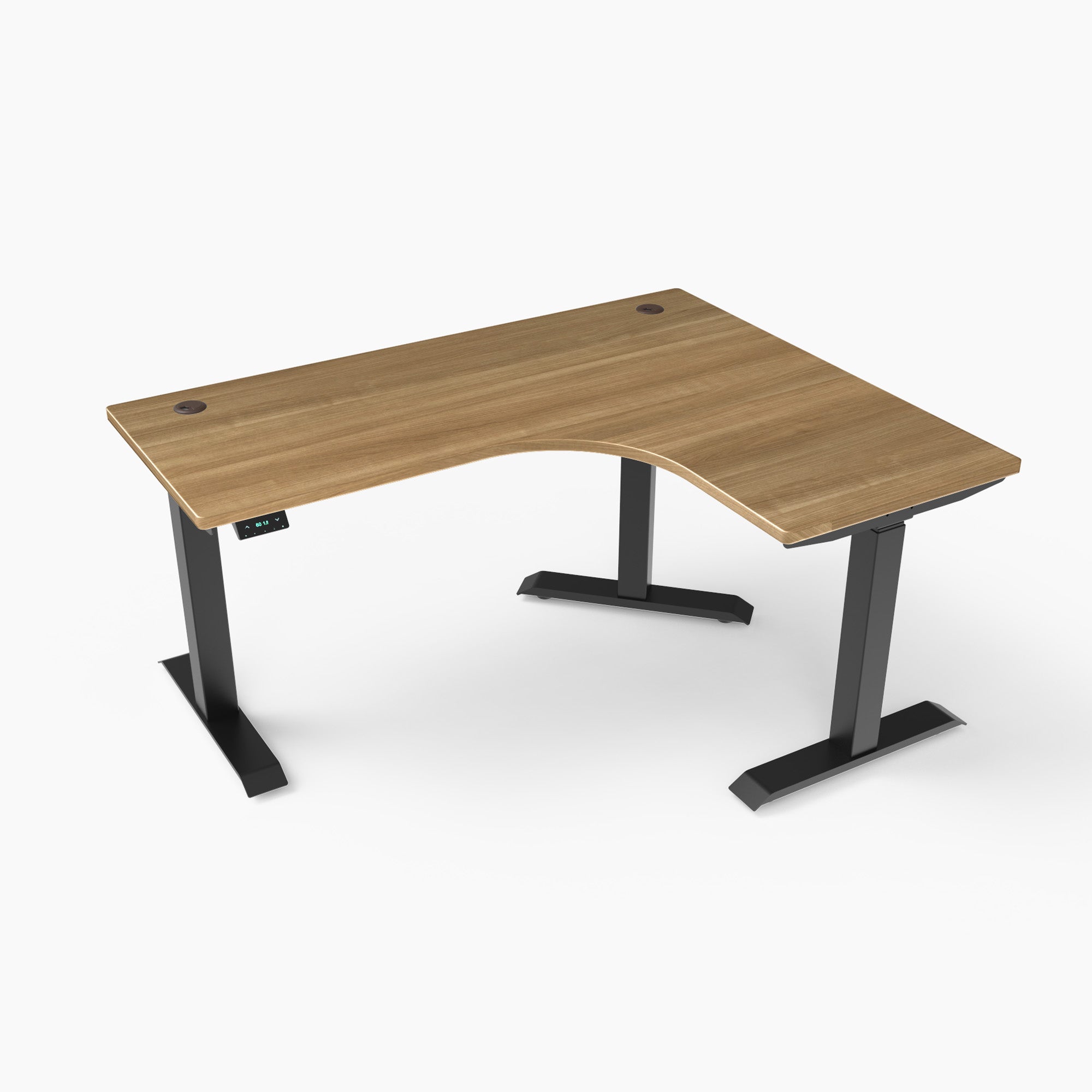 L-Shaped Electric Height Adjustable Desk