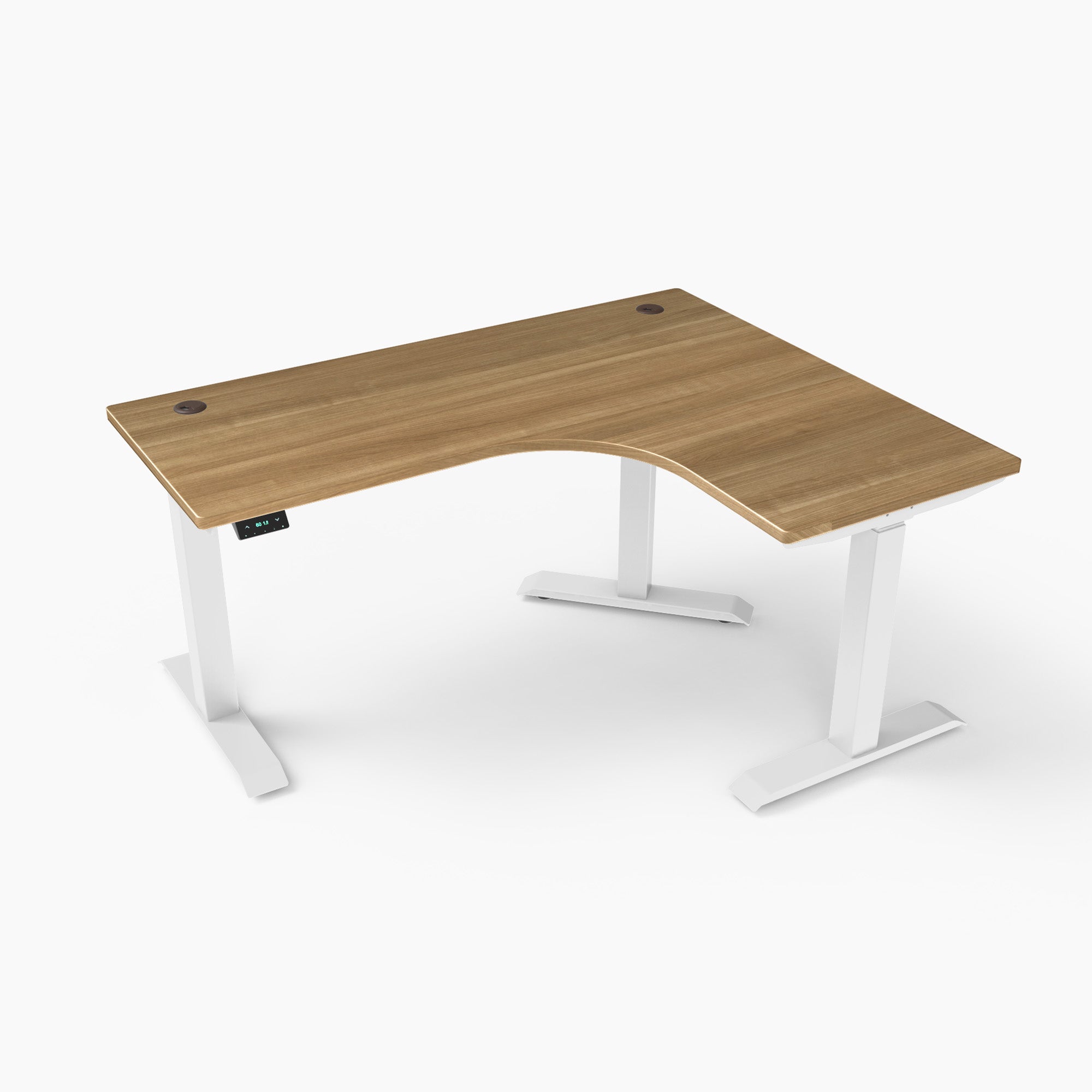 L-Shaped Electric Height Adjustable Desk