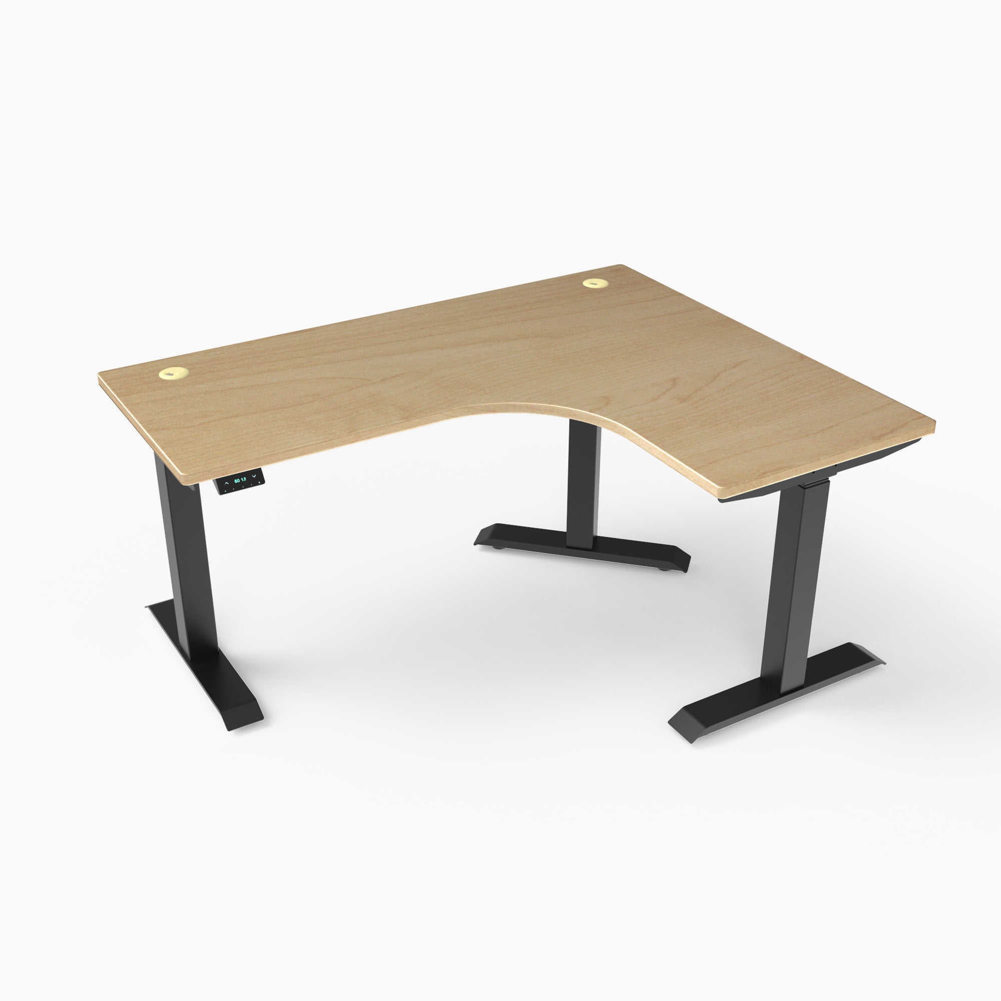 L-Shaped Electric Height Adjustable Desk