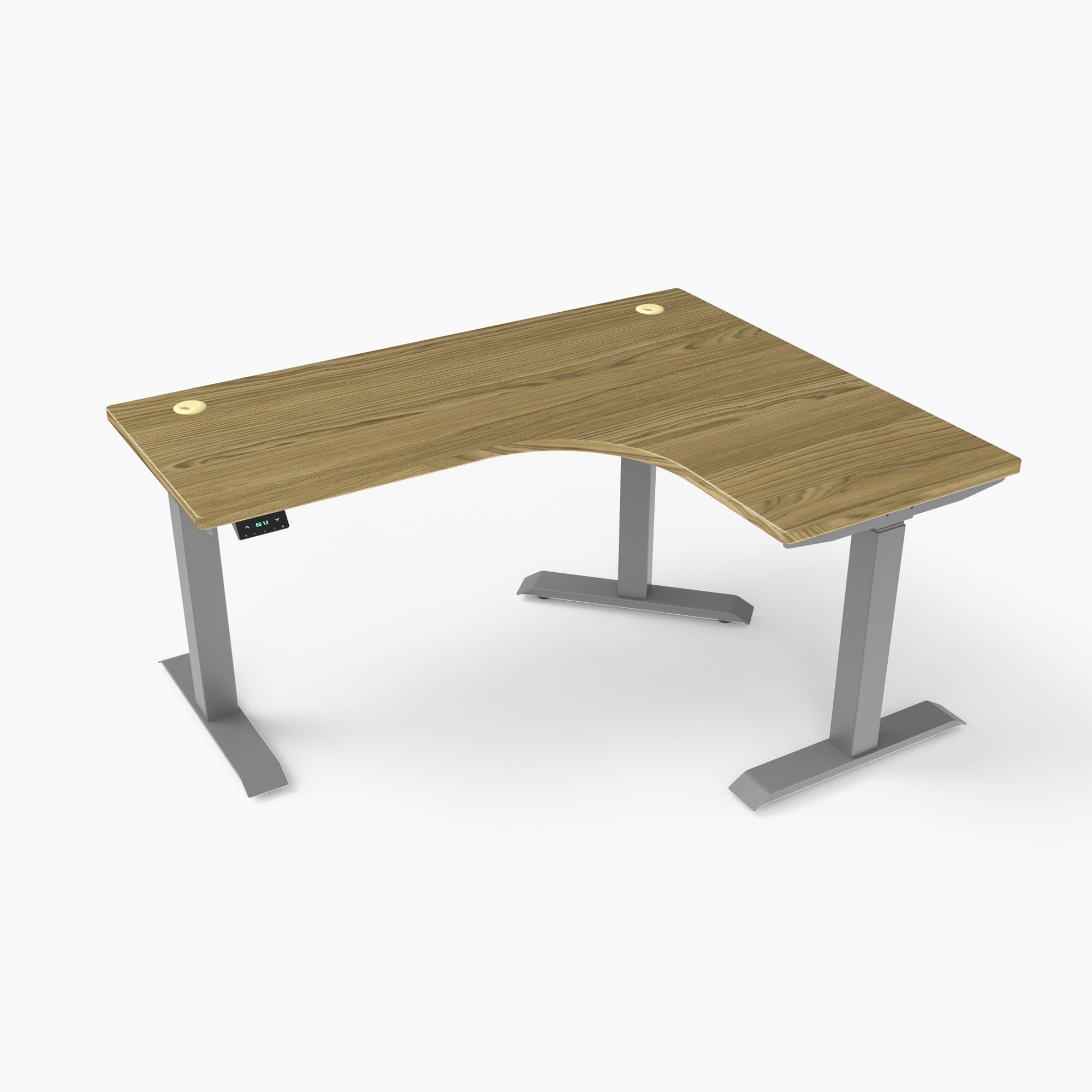 L-Shaped Electric Height Adjustable Desk