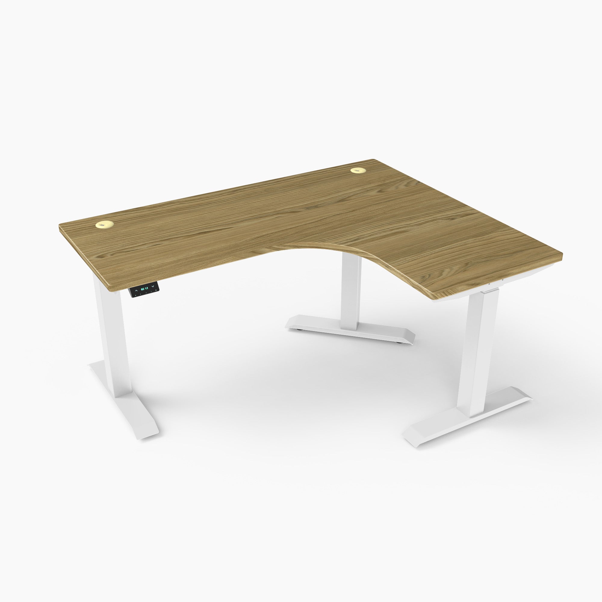 L-Shaped Electric Height Adjustable Desk