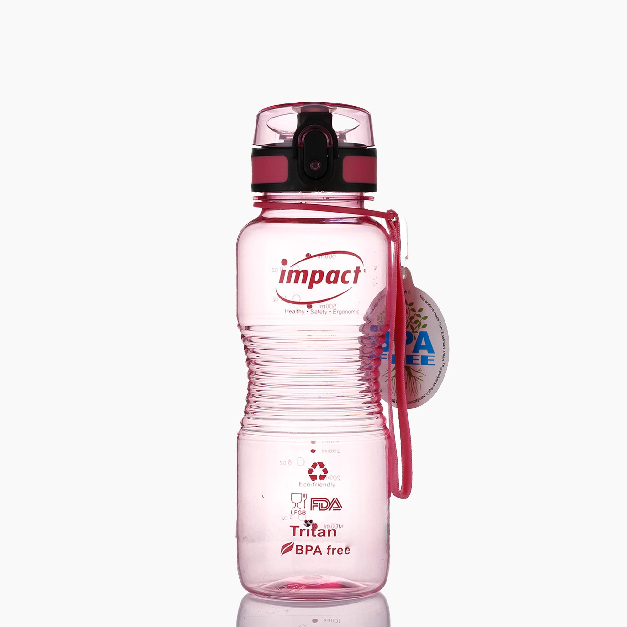 USA Tritan Jump Lid Design Ergo Bottle, 650ML