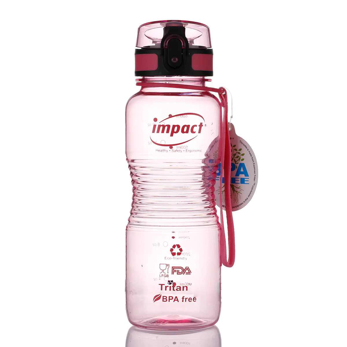 IMPACT 650-08-XCL - 650ML  USA Tritan Jump Lid Ergo Water Bottle