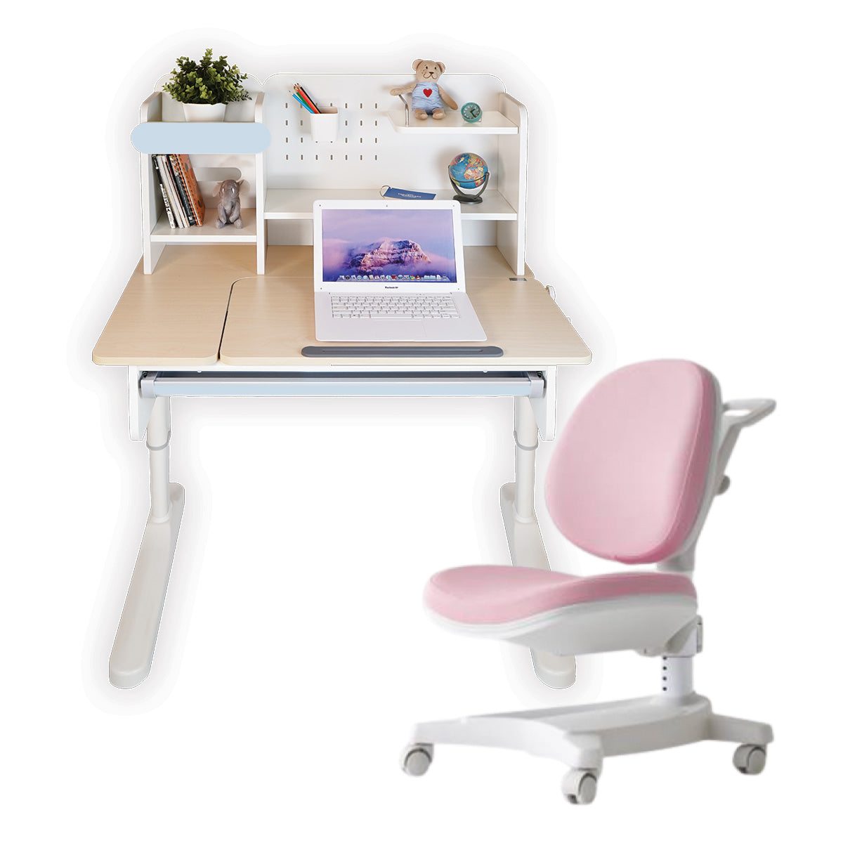 Impact Ergo-Growing Study Desk And Chair Set - IM-G1000A-BL (Ready Stocks)