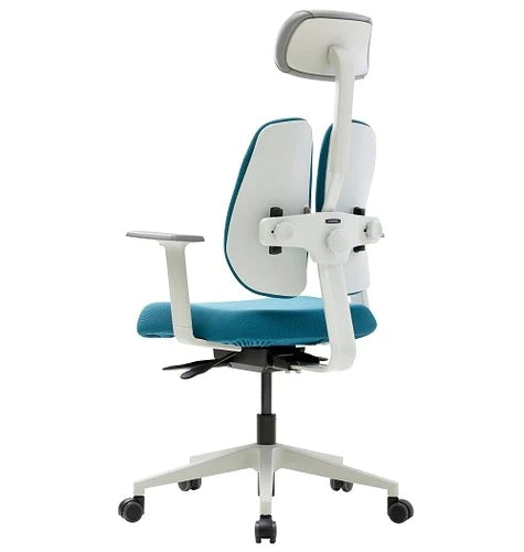 DUOREST D2500G-DASW Gold Renewal Ergonomic Chair - White Frame (2022 Edition)