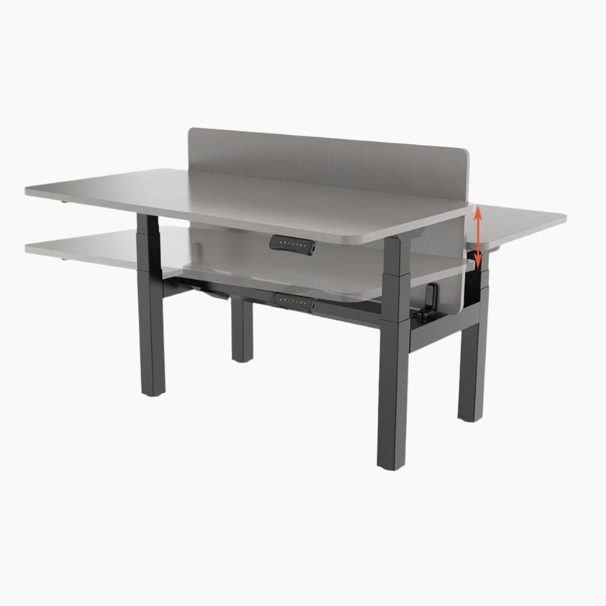 [Customizable] Electric Height Adjustable Dual Benching Desk