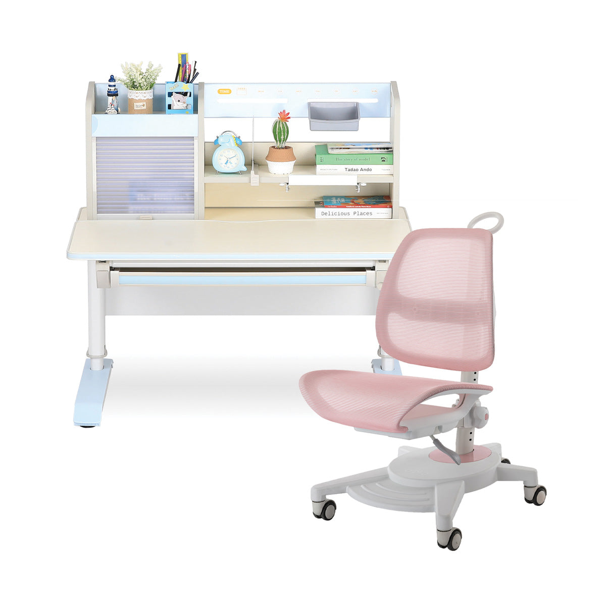 IMPACT Ergo-Growing Study Desk And Chair Set -  IM-D12M1050V2-BL