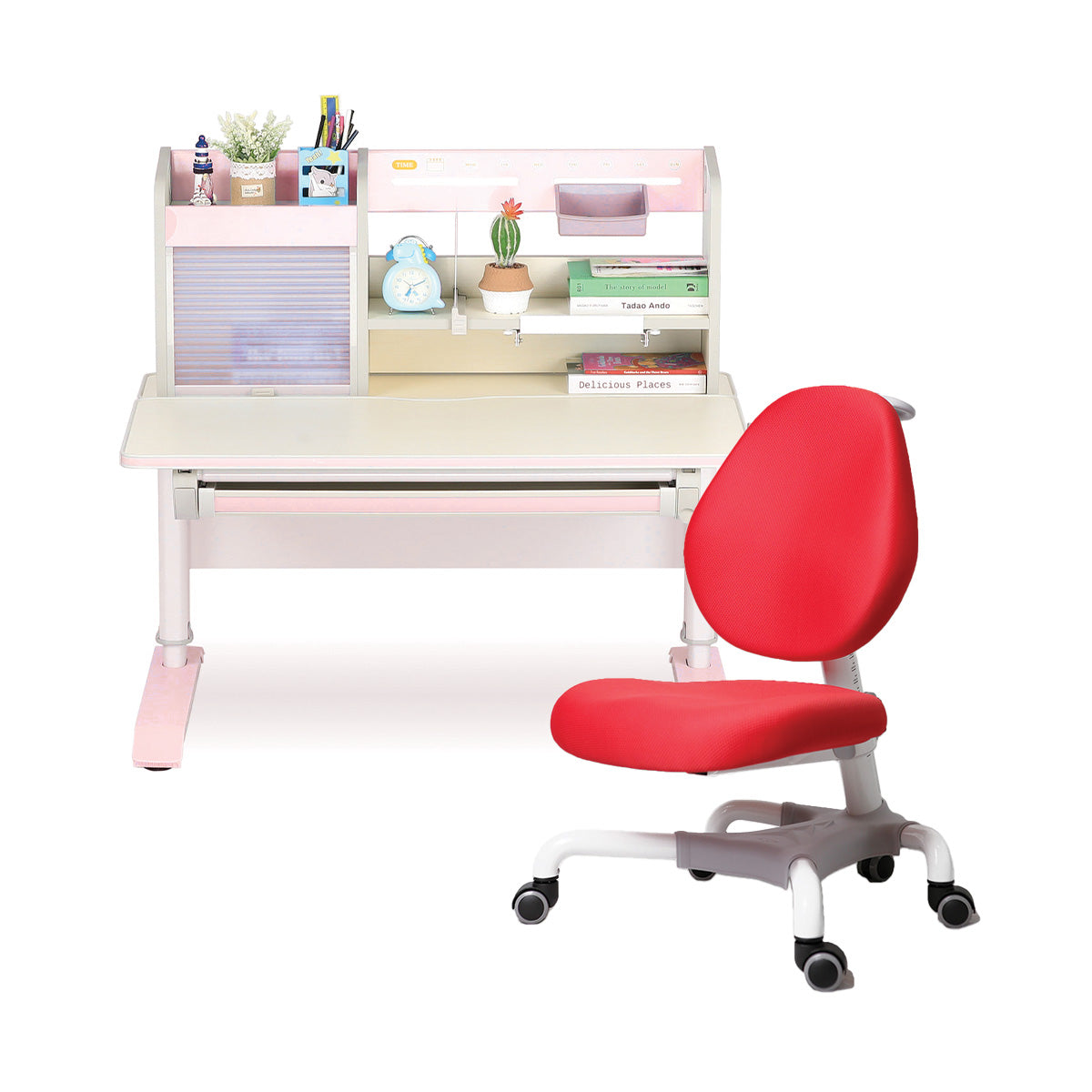 IMPACT Ergo-Growing Study Desk And Chair Set 1050mm x 700mm,  IM-D12M1050V2-PK