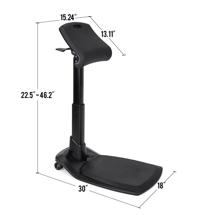 ERGOWORKS LRE100 LeanRite Standing Desk Chair Active Office Seat