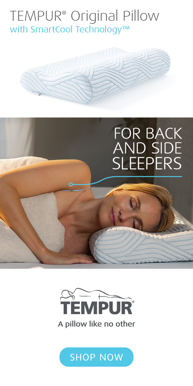 TEMPUR SMART COOL PILLOW – Ergonomic Posture Care Pillow For Back and Side Sleeper with Smart Cool Technology