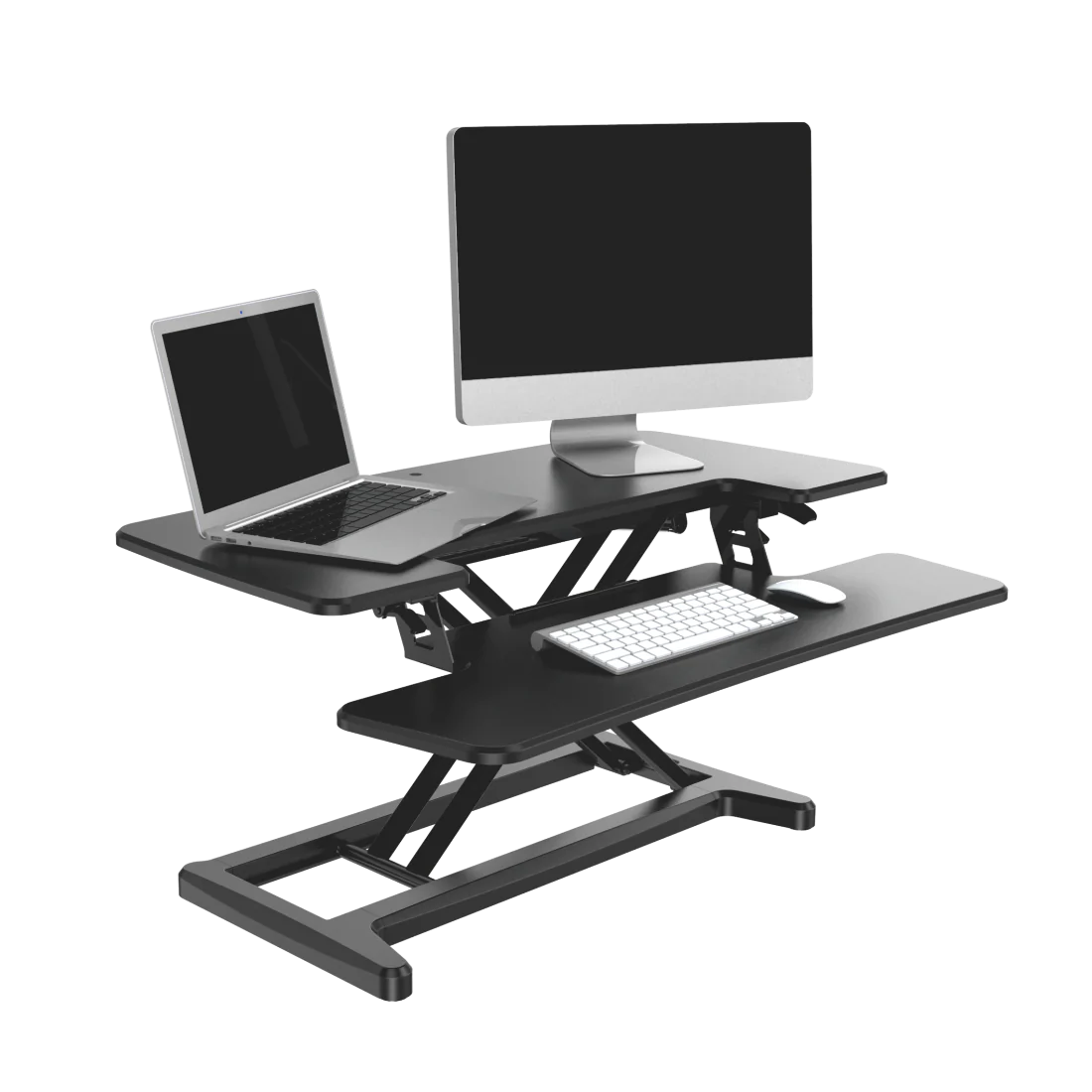ERGOWORKS - EW-EMT107M-BK - Electric Sit Stand Desk Converter (M Series)